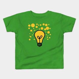 Yellow bulb Kids T-Shirt